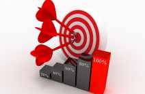 throwing arrows at a goal