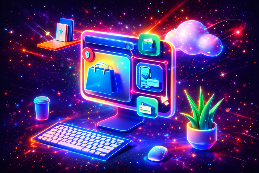 Web design and development services creating modern, high-performance websites