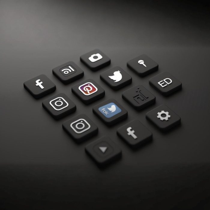 representing social media